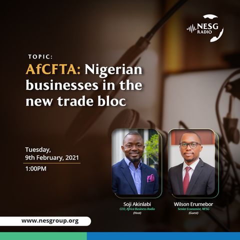 AfCFTA: Nigerian Businesses in the New Trade-Bloc - Wilson Erumebor, Senior Economist NESG