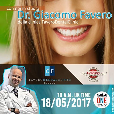 Giacomo Favero dentista italiano a Londra - Favero dental Clinic . un bel sorriso aiuta a stare meglio ..