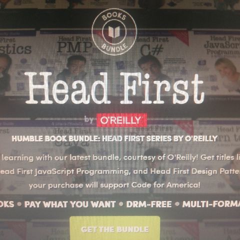Humble Book Bundle: Head First Series By O'Reilly