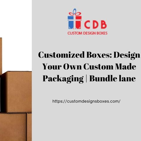 We can customize boxes and packaging with your the company's logo