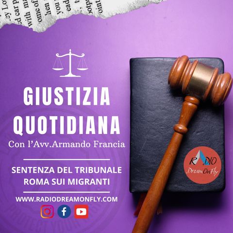 Sentenza del tribunale Roma sui Migranti