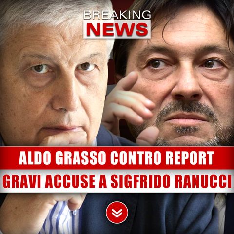 Aldo Grasso Contro Report: Gravi Accuse A Sigfrido Ranucci!