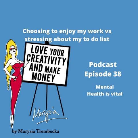 38. Choosing to enjoy my work vs stressing about my to do list.  Mental health is vital.