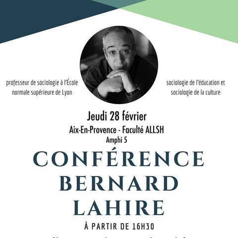 Conférence Bernard Lahire - Echange et débat - Février 2019