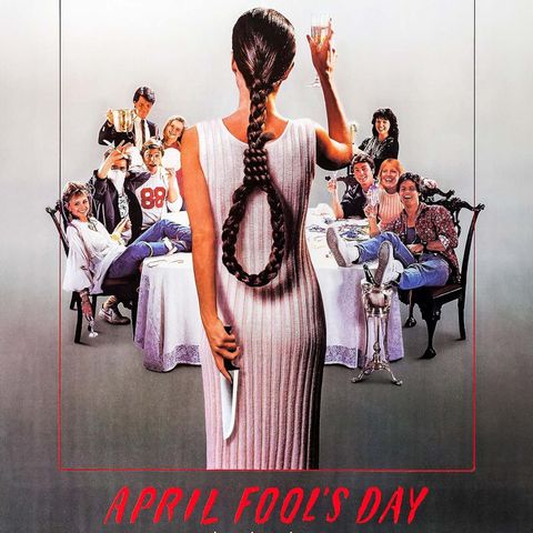 April Fool's Day (1986) Deborah Foreman, Griffin O'Neal, and Tom Wilson