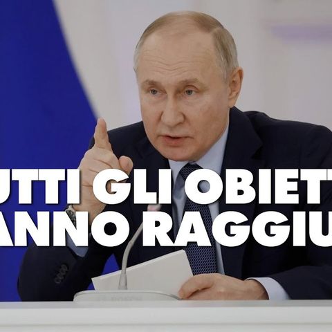 Putin: "Abbiamo liberato il Donbass dell'occupazione nazista"