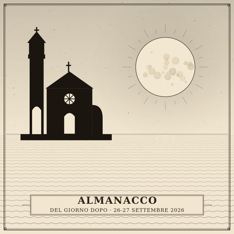 La Luna del Raccolto e i Santi Medici: L'Almanacco di Trani Italia News per il 26 e 27 Settembre 2026