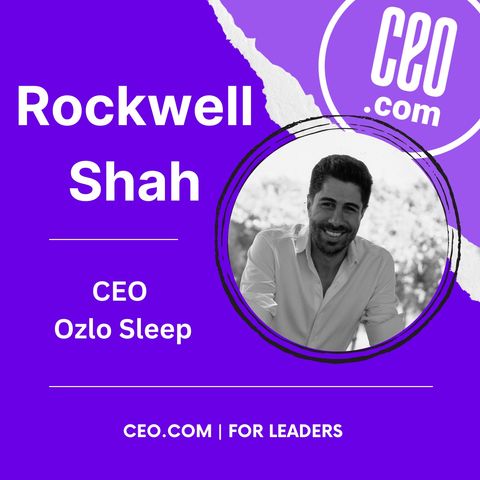 Ozlo Sleep CEO Rockwell Shah