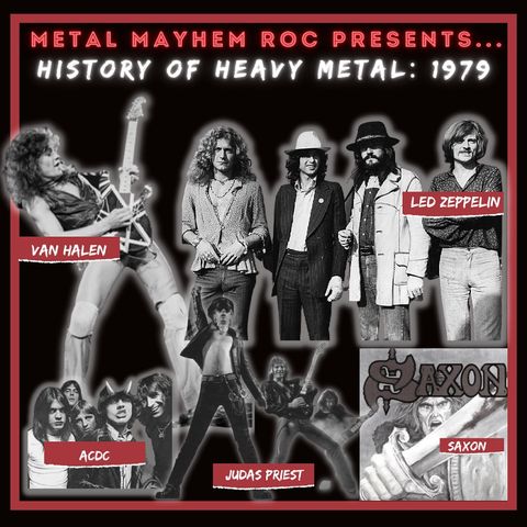 The History of Metal -1979-- Host Jon “The Vernomatic” Verno is joined by show correspondence” Metal Walt” and Ian O’Rourke as the three dis