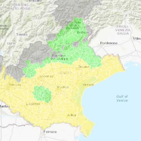 Smog, il punto di Arpav dopo le rilevazioni aggiornate. In Veneto ieri 6 “zone rosse”