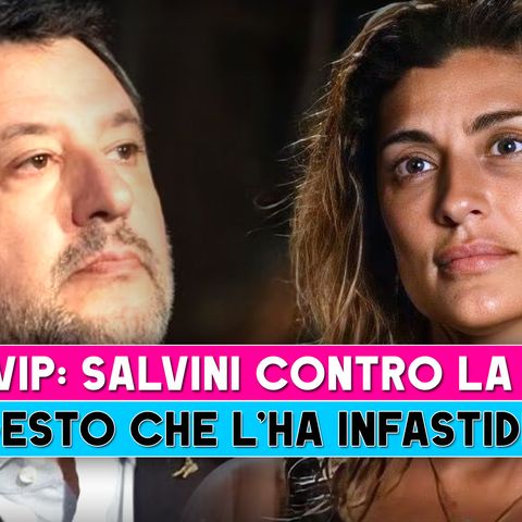 Matteo Salvini Contro Elisa Isoardi: Il Gesto Che L'Ha Infastidito!