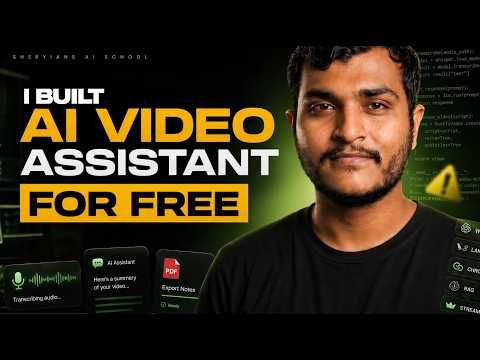 AI Video Assistant With RAG | Full Project in Python