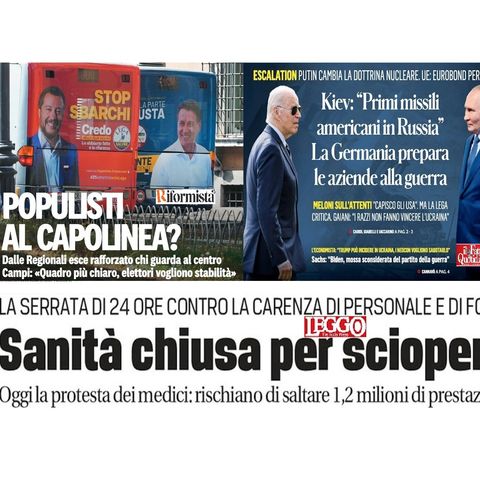 Rassegna stampa del 20 novembre 2024