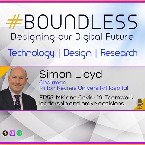 EP55: Simon Lloyd, Chairman, Milton Keynes University Hospital: MK & Covid-19; Teamwork, leadership & brave decisions