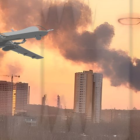 At least two dead, oil refinery on fire after Ukrainian drone attacks in Russia