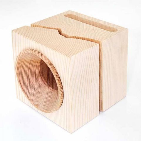 Vaia Cube, l'amplificatore costruito con il legno