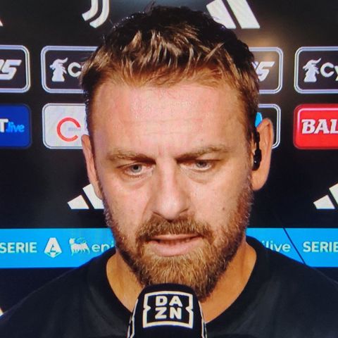 Daniele De Rossi nel postpartita di Juventus-Roma 0-0