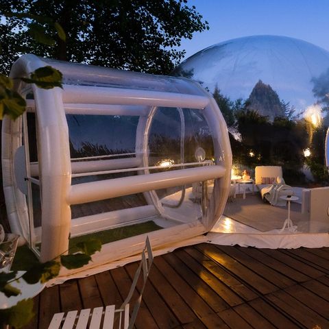 Bubble Room in Piemonte: dormire in una romantica "bolla" sotto un cielo di stelle