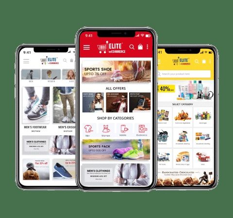 Elite mCommerce an eCommerce mobile app builder