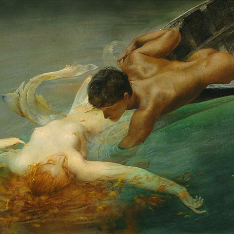 L'opera "La Sirena" di Giulio Aristide Sartorio