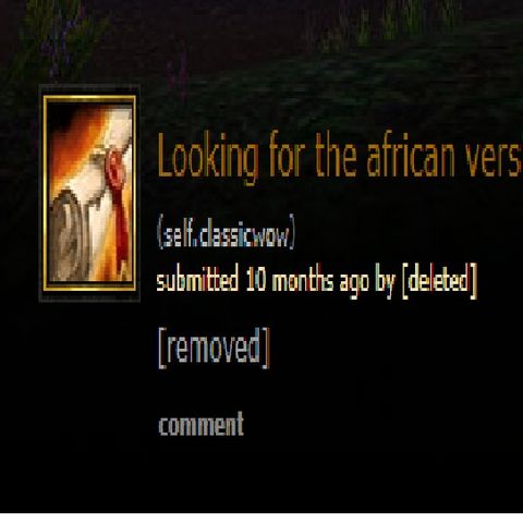 the search for wow's first africa release