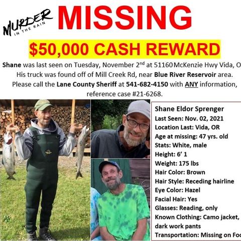 Missing: Shane Sprenger