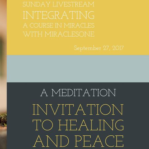 "Invitation to Healing and Peace"