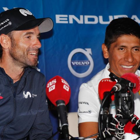 Rueda de prensa Nairo Quintana Valverde, 1º Descanso Vuelta 2019