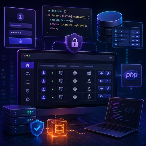 Course 43 - Practical Malware Development | Episode 7: Building a PHP Session Control Panel