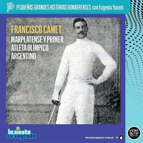 Francisco Camet. Marplatense y primer atleta olímpico argentino