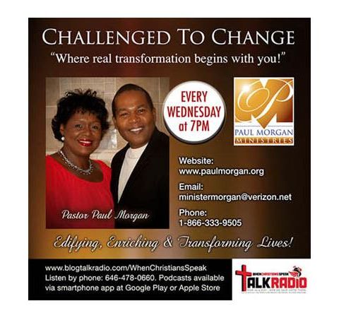 "Challenged To Change" New Year's Day with Pastor Paul Morgan