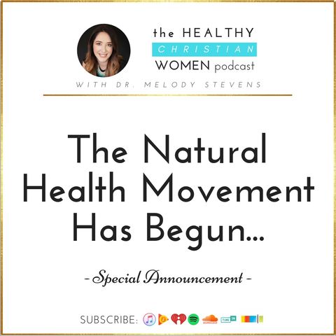 The Natural Health Movement Has Begun...