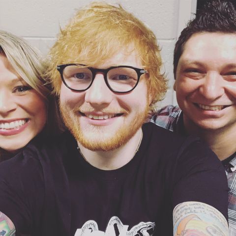 Yes, my voice cracked while meeting Ed Sheeran.
