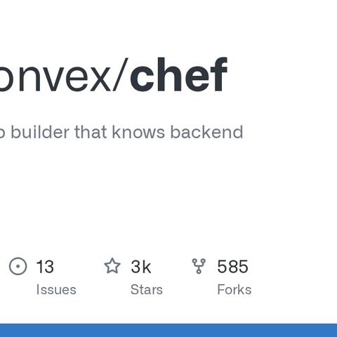 GitHub - get-convex/chef: The only AI app builder that knows backend
