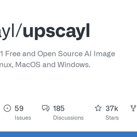 GitHub - upscayl/upscayl: 🆙 Upscayl - #1 Free and Open Source AI Image ...