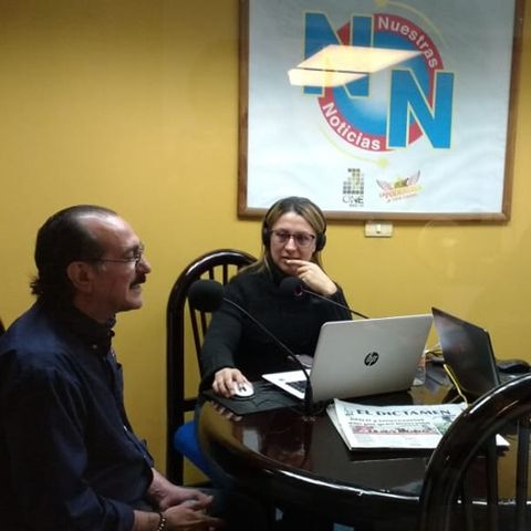 Entrevista al Presidente del Carnaval, en GRUPO AVAN RADIO con Alejandra Herrrera y Manolo Victorio