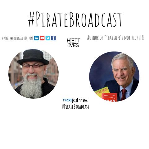 Catch Hiett Ives on the #PirateBroadcast