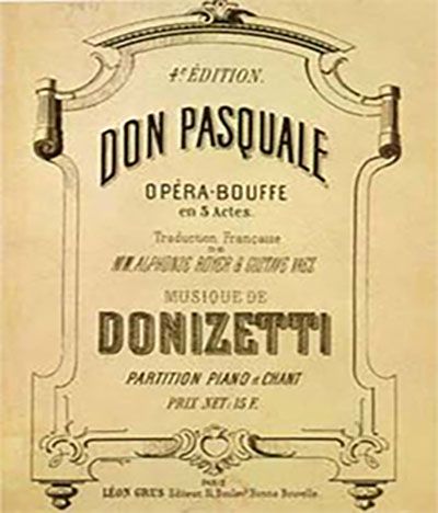 Tutto nel Mondo è Burla - Stasera all' opera - G. Donizetti Don Pasquale