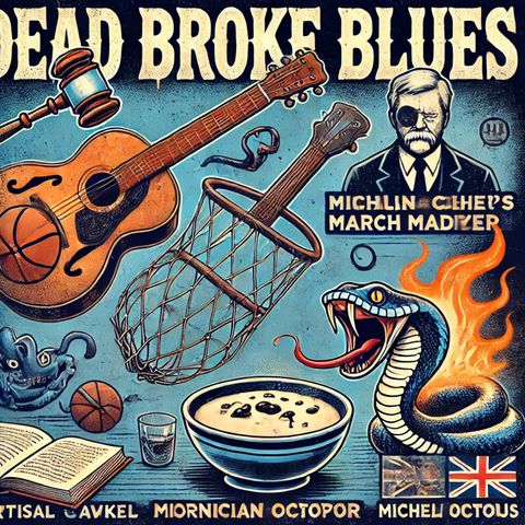 Dead Broke Blues, NCAA Madness, Python Bandits & Venomous Octopus Shenanigans
