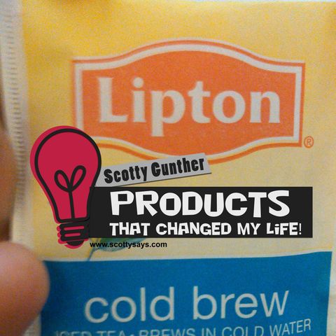 Products that changed my life!  Lipton Cold Brew Iced tea bags