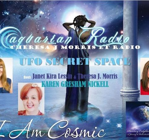 UFO Secret Space, TJ Morris ETRadio Reports, Janet Lessin, Karen Nickell,  TJ