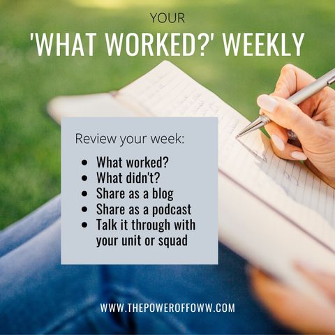 The 'What Worked' Weekly - Carl Munson - 08-12-19