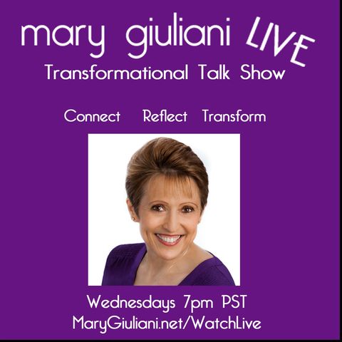 Mary Giuliani LIVE Episode 11, 4-5-17 Susan Grau, Her Near Death Experience (NDE), and Upcoming Book