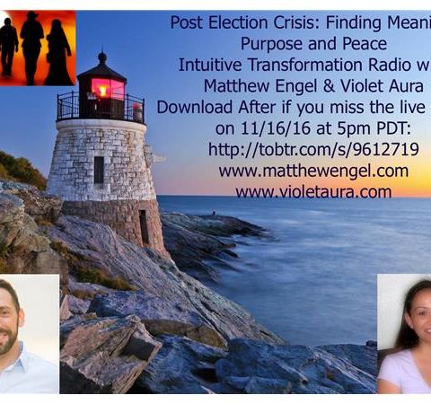 Post Election Crisis: Taming the Shadow, Finding Meaning & Peace