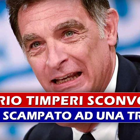 Tiberio Timperi, La Rivelazione: Sono Scampato Ad Una Truffa!