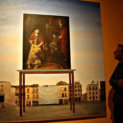 Luis Mayo expone en la sala Alfonsa de la Torre de Cuéllar.