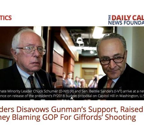 1DimitriRadio: Blame Sen. Bernie Sanders For The Shooting of Rep. Scalise!