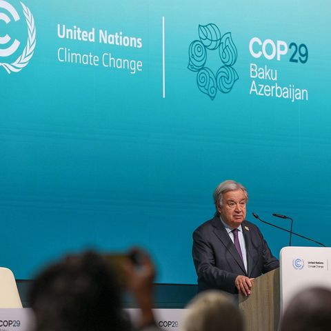 Guterres diz que fracasso não é uma opção na reta final da COP29