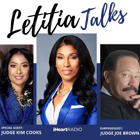 LETITIA TALKS, Hosted by DR. LETITIA SCOTT JACKSON (GUEST:  JUDGE KIM COOKS)