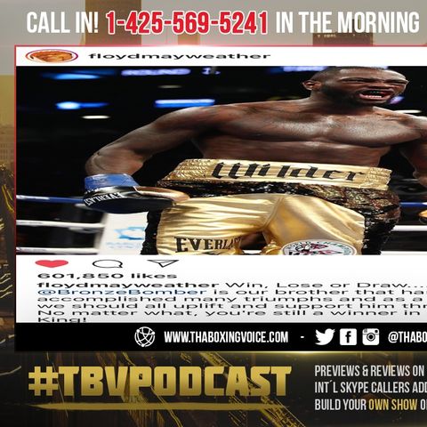 ☎️Deontay Wilder NO Longer A Threat to Floyd Mayweather😱Finally Shows Support After First Loss❓